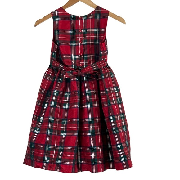 George Red Plaid Kids Formal Dress - Picture 7 of 12